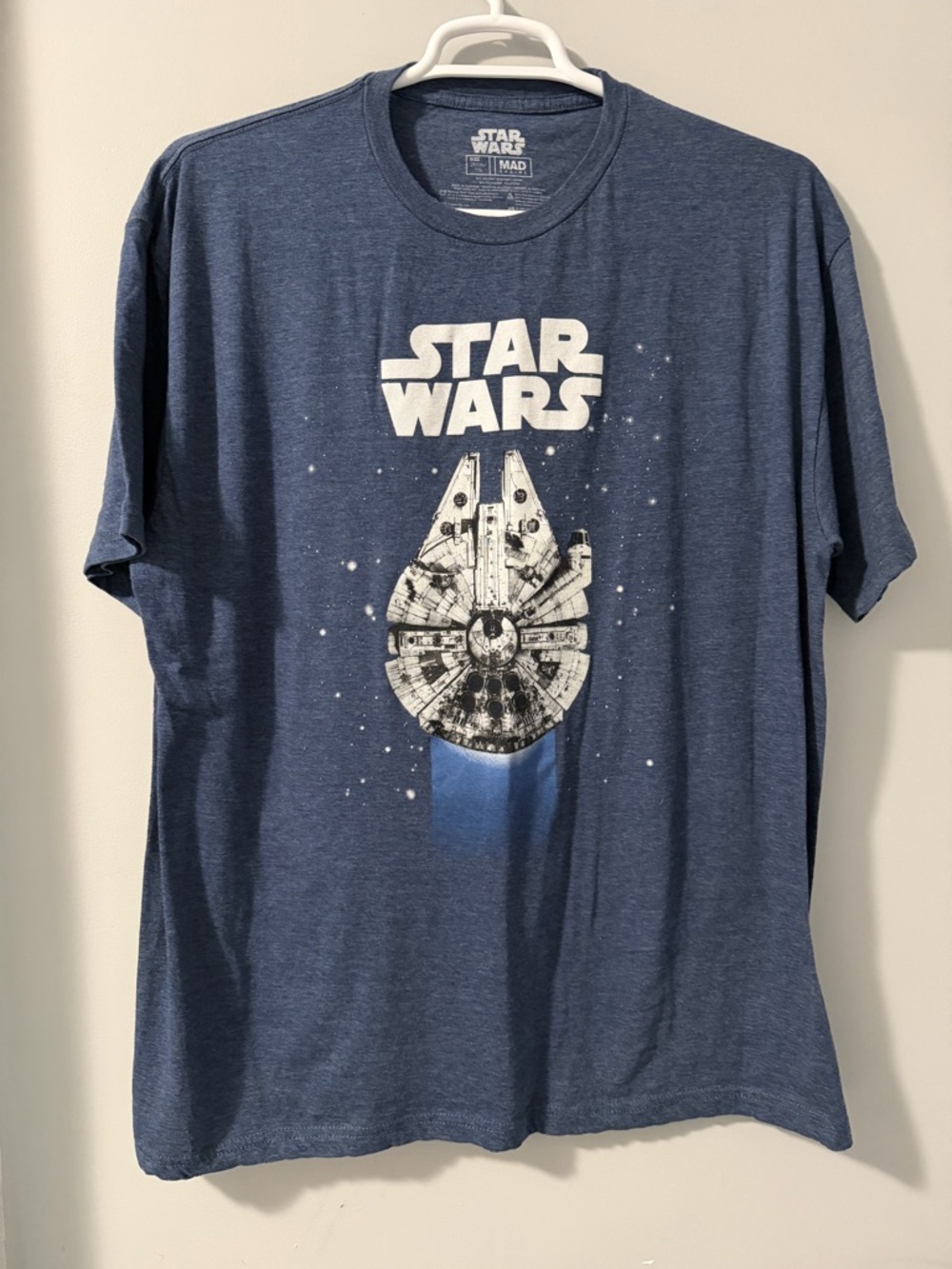 Star Wars Millennium Falcon Graphic Tee - Navy Blue 2X